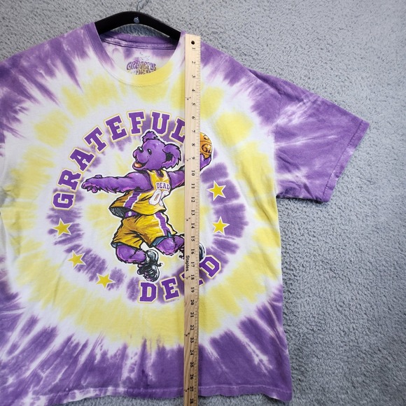 Grateful Dead Tie Dye Short Sleeve T-Shirt Mens XL Dunking Bear 100% Cotton - Picture 3 of 7